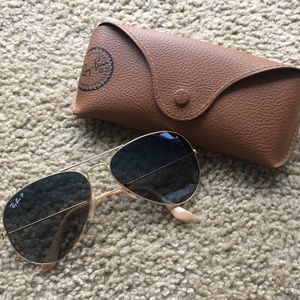 Original Aviator - Ray Ban! Gold/Blue POLARIZED